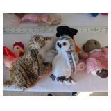 Antique Baby Carriage with Collection of Stuffed Plush Toys