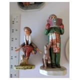 Norman Rockwell Figurines and Collectible Plates Assortment