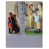 Norman Rockwell Figurines and Collectible Plates Assortment