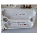 Norman Rockwell Figurines and Collectible Plates Assortment