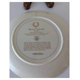 Norman Rockwell Figurines and Collectible Plates Assortment