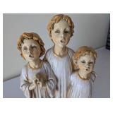 Vintage Trio of Singing Cherub Figurines