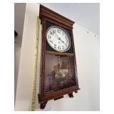 Regulator Clock - Oak Wall Case, Glass Front, Pendulum