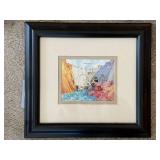 Disney Mickey Mouse at Hoover Dam Framed Print with Certificate of Authenticity