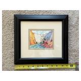 Disney Mickey Mouse at Hoover Dam Framed Print with Certificate of Authenticity