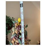 Decorative Fruit Topiary Tree in Metal Pot with Berry Clusters