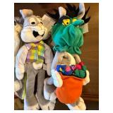 Warner Bros Studio Store Looney Tunes Plush - Bugs Bunny Trick-or-Treat Bean Bag