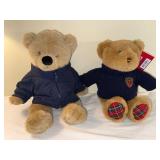 Ralph Lauren Teddy Bears - Navy Jacket Bear & Polo Sweater Bear (Lot of 2)