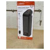 Lasko 16" Digital Ceramic Tower Heater with Remote (black, model CT16670)