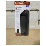 Lasko 16" Digital Ceramic Tower Heater with Remote (black, model CT16670)