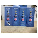 LOT OF 4 Stasher Silicone Reusable Large Stretch Lids