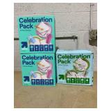 LOT OF 3 up&up Celebration Packs