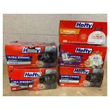 LOT OF 5 Hefty Trash Bags