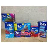LOT OF 6 Ziploc Bags