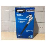 HART 20-Volt Cordless 90 CFM Centrifugal Blower, (1) 2.0 Ah Lithium-Ion Battery (1) Charger