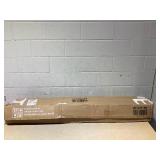 Costway NP12351BE 10 ft. Solar Offset Hanging Umbrella with Base & 32 LED Lights - Beige