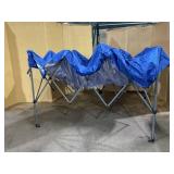 Ozark Trail 10x10 Instant Pop Up Canopy Tent with Simple Push Setup  Straight Leg Pop-Up Tent for Tailgating, Camping & Events, White