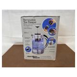 Hamilton Beach Tea Steeping Glass Kettle with Removable Tea Steeper 1.7L