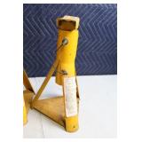 Pair of Heavy-Duty Yellow Jack Stands