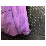 Sport Savvy Purple Hooded Windbreaker Jacket - Size L