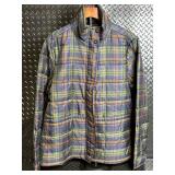 Lauren Ralph Lauren Plaid Quilted Jacket - XL - 100% Polyester Shell