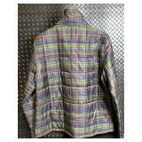 Lauren Ralph Lauren Plaid Quilted Jacket - XL - 100% Polyester Shell