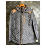 Lauren Ralph Lauren Quilted Hooded Jacket - Style 78823 - Dark Navy - Size M