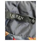 Lauren Ralph Lauren Quilted Hooded Jacket - Style 78823 - Dark Navy - Size M