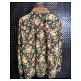 Lauren Jeans Co. RL 1967 Floral Denim Jacket - Size L - Made in Hong Kong
