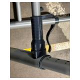 Fluidity Fitness Evolved - Folding Exercise Frame with Wood Barre & Padded Backrest