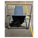 Fluidity Fitness Evolved - Folding Exercise Frame with Wood Barre & Padded Backrest