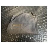 Canvas Work Apron with Zipper Pocket, D-Ring & Front Pockets, Adjustable Straps