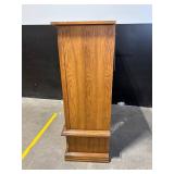 Armoire - Oak Wood, Double Doors, 4-Drawer Interior & Lower Drawer