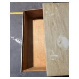 Dresser - Wooden 4-Drawer with Round Knobs - Light Finish