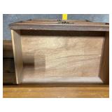 Oak Wood Dresser With Mirror - 6 Drawers & Center Cabinet