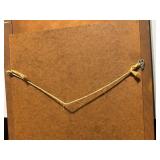 Oak Wood Dresser With Mirror - 6 Drawers & Center Cabinet