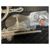 Halo 1-Light Brushed Nickel Mini Pendant with Satin Opal Glass - Model 2767-01-55