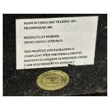 Vintage Filigree Metal Vanity Organizer Set with Floral Glass Boxes