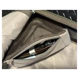 Hartmann Garment Bag Olive Canvas with Leather Trim