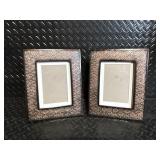 Decorative Home Decor Set - Patterned Frames, Vases, Plant Arrangements & Bowls