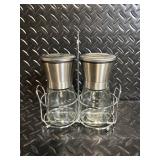 Pig-Shaped Ceramic Teapot - Floral Accent Mug - Green Leaf Bowl - Salt & Pepper Shaker Set