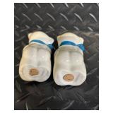 Toothpick Dispenser with Bird Top - Made in China, 2 Ceramic Cats & Colorful Bird