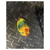 Toothpick Dispenser with Bird Top - Made in China, 2 Ceramic Cats & Colorful Bird