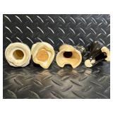 Sandhurst Stoneware Figurines - 4-Piece Set (Pigs & Roosters) New Ulm MN