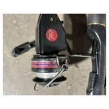 Shakespeare Spincast Pink Reel & Mixed Fishing Rods (Lot of 6)