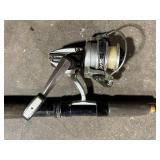 Shakespeare Spincast Pink Reel & Mixed Fishing Rods (Lot of 6)