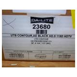 DA-LITE 23680 119" UTB Contour AE (Acid Etched) Fixed Frame Projection / Movie Screen - NEW IN BOX