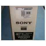 Sony 40" Full HD LED Backlit LCD SMART TV / Television KD-40W650D with Remote Control and Stand