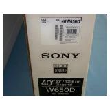 Sony 40" Full HD LED Backlit LCD SMART TV / Television KD-40W650D with Remote Control and Stand