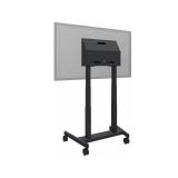 BalanceBox / QOMO 487A01 e-Box - Motorized Mobile Stand, 86" (Black) Height Adjustable Flatscreen / Monitor / Television (TV) Display Cart - NEW IN BOX